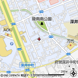 大阪府堺市中区深井北町3354周辺の地図