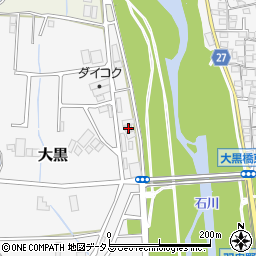 大阪府羽曳野市大黒137周辺の地図