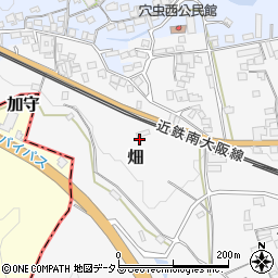 奈良県香芝市畑262周辺の地図