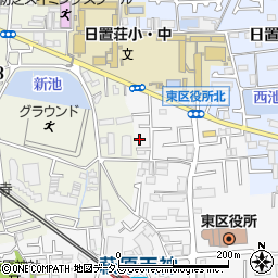 大阪府堺市東区日置荘原寺町24-6周辺の地図