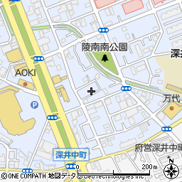 大阪府堺市中区深井北町3381周辺の地図