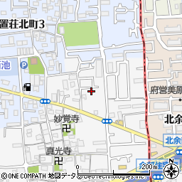 大阪府堺市東区日置荘原寺町458-28周辺の地図