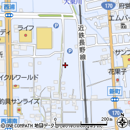 大阪府羽曳野市西浦1417周辺の地図