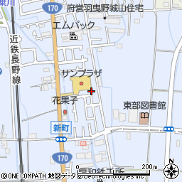 大阪府羽曳野市西浦1603周辺の地図