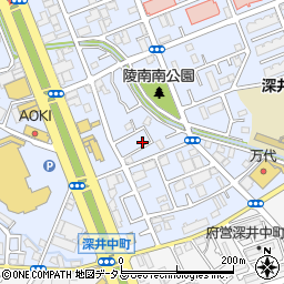 大阪府堺市中区深井北町3380周辺の地図