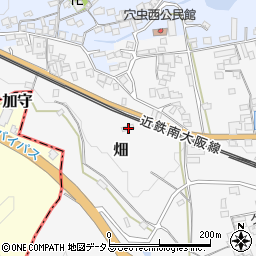 奈良県香芝市畑261周辺の地図