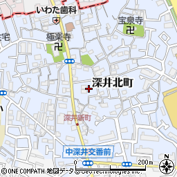 大阪府堺市中区深井北町101-1周辺の地図