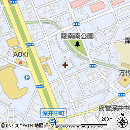 大阪府堺市中区深井北町3375周辺の地図