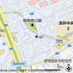 大阪府堺市中区深井北町3343周辺の地図