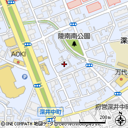 大阪府堺市中区深井北町3376周辺の地図