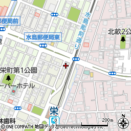 水島臨海鉄道株式会社　本店周辺の地図