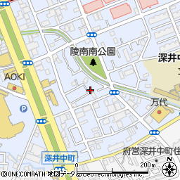 大阪府堺市中区深井北町3359周辺の地図