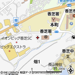 奈良県香芝市畑2丁目1485周辺の地図