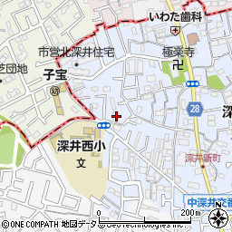 大阪府堺市中区深井北町938-2周辺の地図