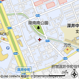 大阪府堺市中区深井北町3333周辺の地図