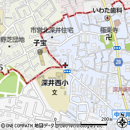 大阪府堺市中区深井北町932周辺の地図