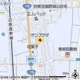 大阪府羽曳野市西浦1591周辺の地図