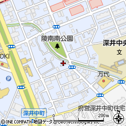 大阪府堺市中区深井北町3336周辺の地図