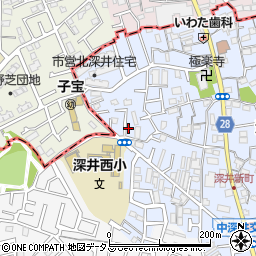 大阪府堺市中区深井北町938周辺の地図