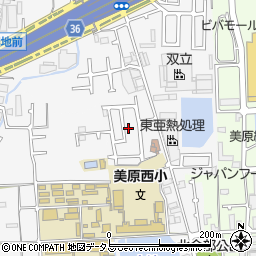 大阪府堺市美原区太井546-3周辺の地図