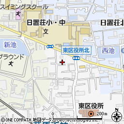 大阪府堺市東区日置荘原寺町21-16周辺の地図