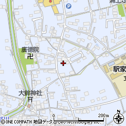 広島県福山市駅家町倉光184-6周辺の地図