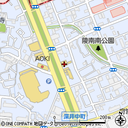大阪府堺市中区深井北町3402周辺の地図