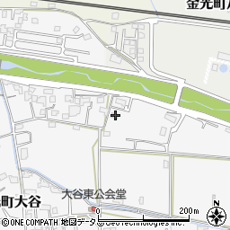 岡山県浅口市金光町大谷2366-1周辺の地図