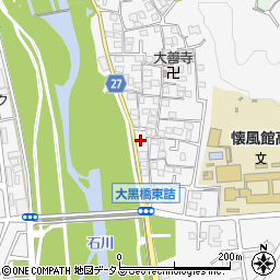 大阪府羽曳野市大黒361周辺の地図