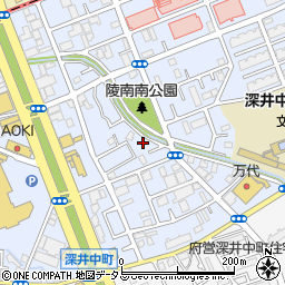 大阪府堺市中区深井北町3329周辺の地図
