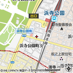 Ｄパーキング浜寺公園町第１駐車場周辺の地図