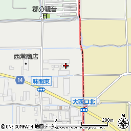 奈良県磯城郡田原本町味間114-5周辺の地図