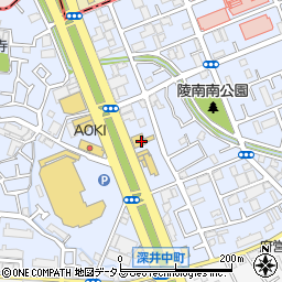 大阪府堺市中区深井北町3401周辺の地図