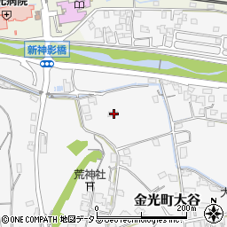 岡山県浅口市金光町大谷1758-1周辺の地図