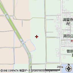 奈良県磯城郡田原本町満田周辺の地図