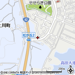 三重県松阪市虹が丘町44-45周辺の地図