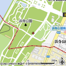 大阪府堺市西区浜寺公園町3丁周辺の地図