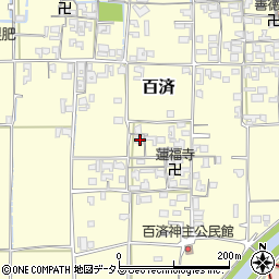 奈良県北葛城郡広陵町百済876周辺の地図