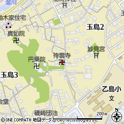 待雲寺周辺の地図