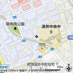 大阪府堺市中区深井北町3196-3周辺の地図