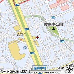 大阪府堺市中区深井北町3393周辺の地図