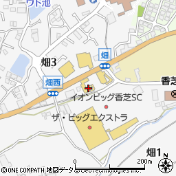 トヨタレンタリース奈良香芝店周辺の地図