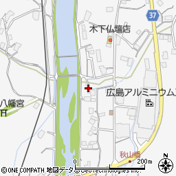 広島県広島市安佐北区白木町秋山792周辺の地図