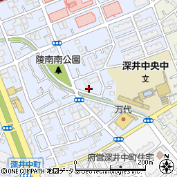 大阪府堺市中区深井北町3203周辺の地図
