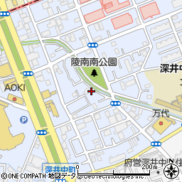 大阪府堺市中区深井北町3326周辺の地図