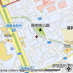 大阪府堺市中区深井北町3326-1周辺の地図