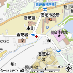 奈良県香芝市畑2丁目1458周辺の地図