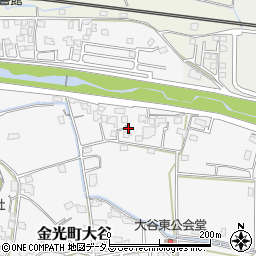 岡山県浅口市金光町大谷1815周辺の地図