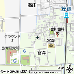 奈良県磯城郡田原本町宮森276-2周辺の地図