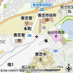 奈良県香芝市畑2丁目1457周辺の地図